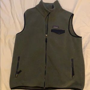 Patagonia large gray vest